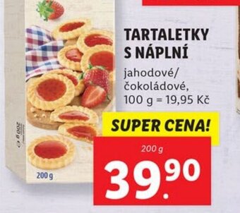 Lidl TARTALETKY S NÁPLNÍ nabídka