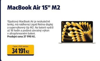 Datart MacBook Air 15" M2 nabídka