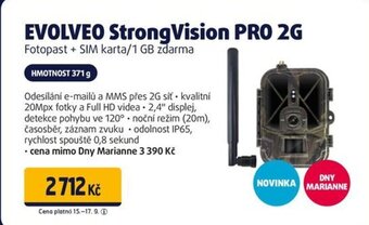 EVOLVEO StrongVision PRO 2G Fotopast + SIM karta/1 GB zdarma