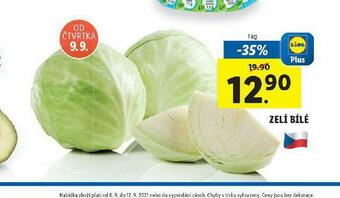 Lidl Zelí bílé nabídka
