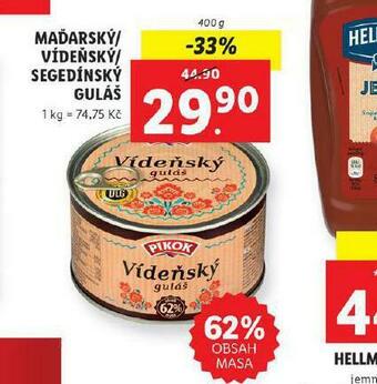 Lidl Maďarský / vídeňský / segedínský guláš nabídka