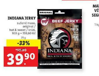 Lidl Indiana jerky nabídka
