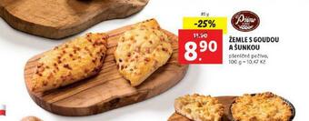 Lidl Žemle s goudou a šunkou nabídka