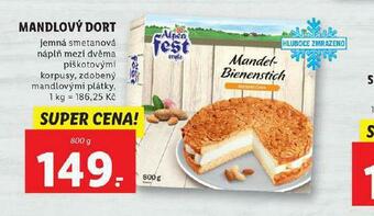 Lidl Mandlový dort nabídka
