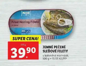Lidl Jemené pečené sleďové filety nabídka
