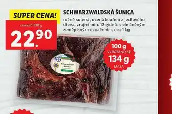 Lidl Schearzwaldská šunka nabídka
