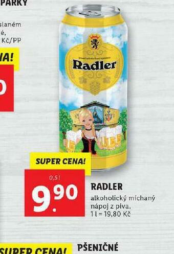 Lidl Radler nabídka