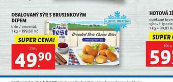 Lidl Obalovaný sýr s brusinkovým dipem nabídka