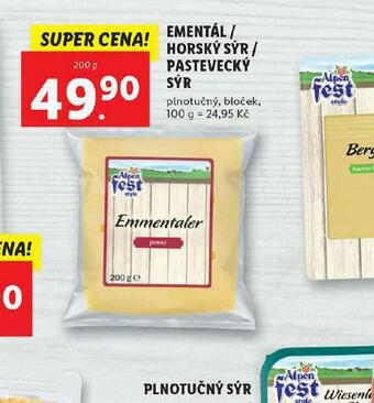 Lidl Ementál nabídka