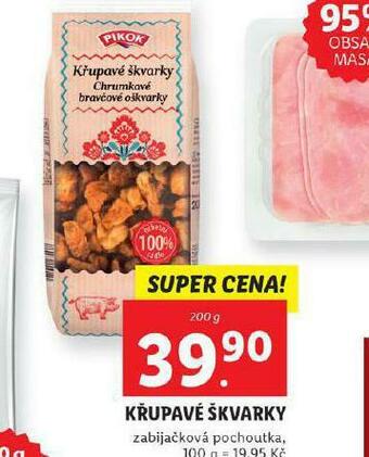 Lidl Křupavé škvarky nabídka