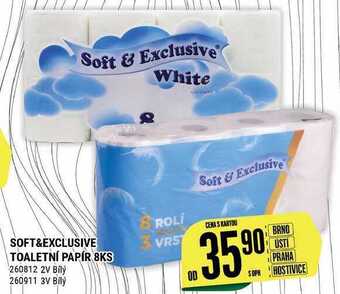 Tamda Foods Soft&exclusive toaletní papír 8ks nabídka