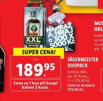 Lidl Jagermeister nabídka