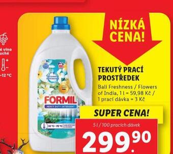 Lidl Formil tekutý prací prostředek nabídka