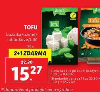 Lidl Tofu nabídka