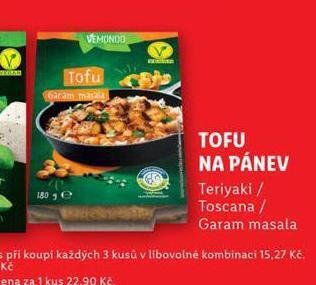 Lidl Tofu na pánev nabídka