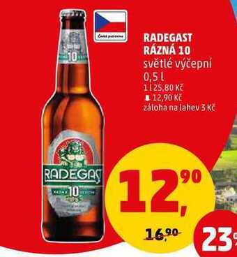Penny Market Radegast rázná 10 0.5l nabídka