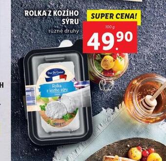 Lidl Rolka z kozího sýru nabídka