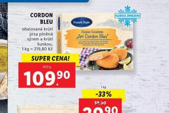 Lidl Cordon bleu nabídka