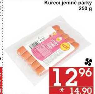 Jip Kuřecí jemné párky, 250 g nabídka