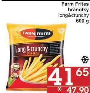 Jip Farm frites hranolky long&crunchy, 600 g nabídka