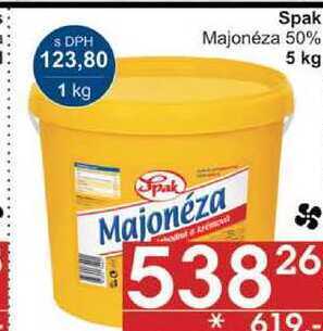Jip Spak majonéza 50%, 5 kg nabídka