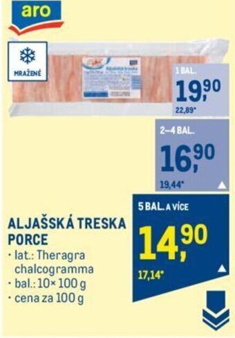 Makro ALJAŠSKÁ TRESKA PORCE nabídka
