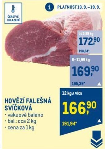 Makro HOVĚZÍ FALEŠNÁ SVÍČKOVÁ nabídka