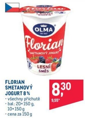 FLORIAN SMETANOVÝ JOGURT 8%