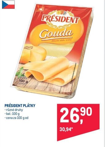 Makro PRÉSIDENT PLÁTKY nabídka