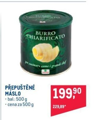 Makro PŘEPUŠTĚNÉ MÁSLO nabídka