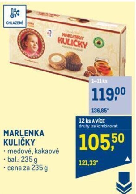 Makro MARLENKA KULIČKY nabídka