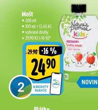 Albert Mošt • 200 ml nabídka