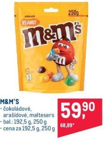 Makro M&M'S nabídka