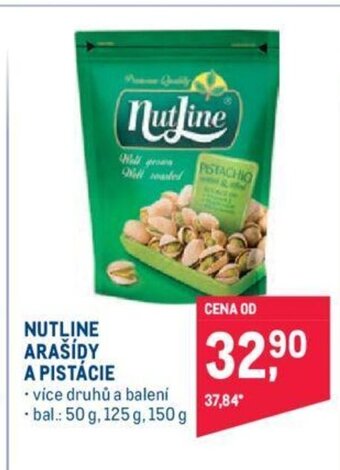Makro NUTLINE ARAŠÍDY A PISTÁCIE nabídka
