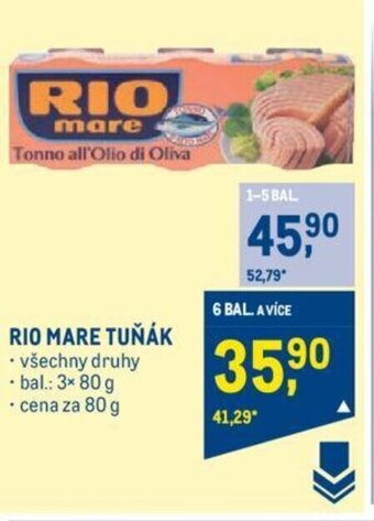 Makro RIO MARE TUŇÁK nabídka