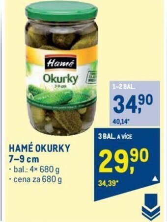 Makro HAMÉ OKURKY 7-9 cm nabídka