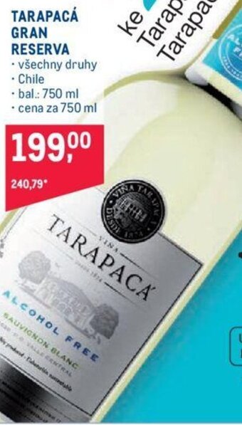 Makro TARAPACÁ GRAN RESERVA nabídka