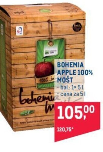 Makro BOHEMIA APPLE 100% MOST nabídka
