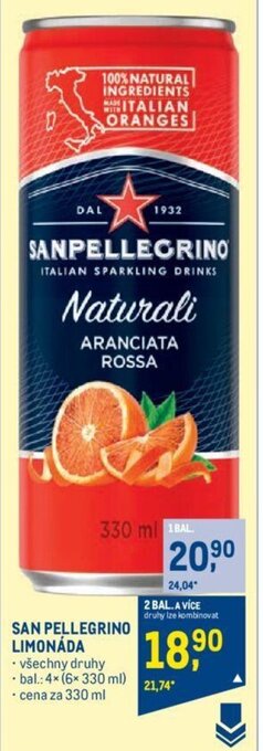 Makro SAN PELLEGRINO LIMONÁDA nabídka