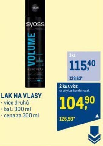 Makro LAK NA VLASY nabídka