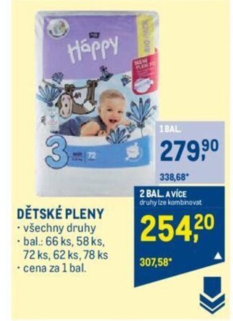 Makro DĚTSKÉ PLENY nabídka
