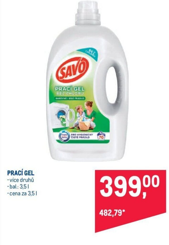 Makro PRACÍ GEL SAVO nabídka