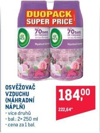 Makro OSVĚŽOVAČ VZDUCHU (NÁHRADNÍ NÁPLŇ) nabídka