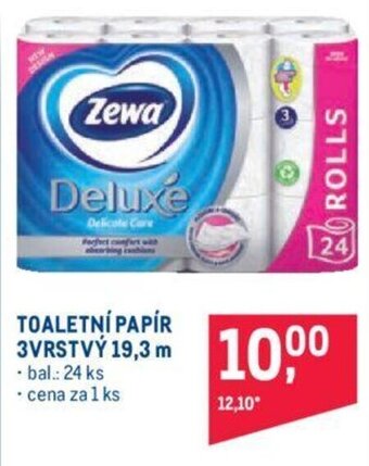 Makro TOALETNÍ PAPÍR 3VRSTVÝ 19,3 m nabídka