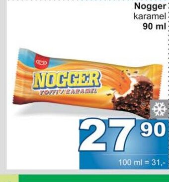 Nogger karamel 90 ml