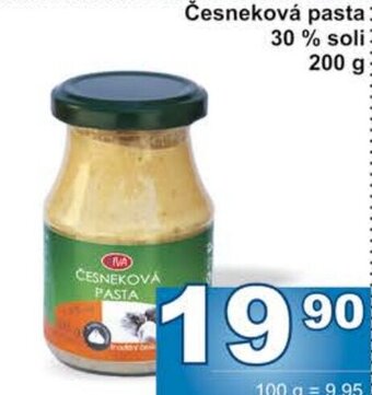Česneková pasta 30% soli 200 g.