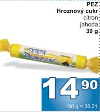Jip PEZ Hroznový cukr citron jahoda 39 g nabídka