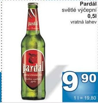 Jip Pardál světlé výčepní 0.5 l. nabídka