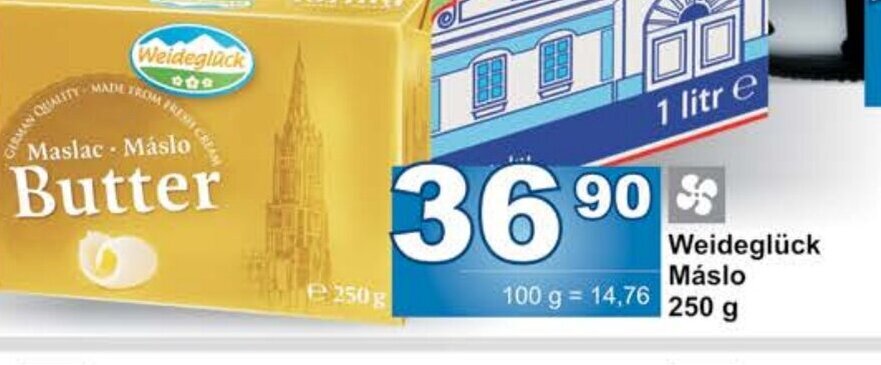 Jip Weideglück Máslo 250 g. nabídka