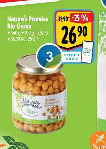 Albert Nature's promise bio cizrna 340 g nabídka
